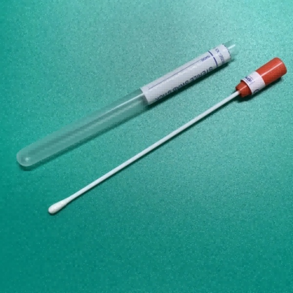 Oral swab in tube,Oropharyngeal specimen swab in dry tube for virus test
